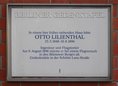 Ansicht Gedenktafel Otto Lilienthal