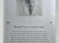 Ansicht Gedenktafel Rudolf Nissen - 2025