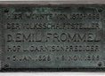 Ansicht Gedenktafel Emil Frommel