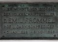 Ansicht Gedenktafel Emil Frommel