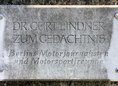 Ansicht Gedenktafel Curt Lindner