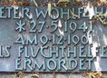 Ansicht Gedenktafel Opfer der Mauer - Dieter Wohlfahrt