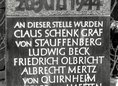 Ansicht Gedenktafel Am 20. Juli 1944 erschossene … - 1979