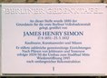 Ansicht Gedenktafel Erste Berliner Volksbadeanstalt / James … - 1995