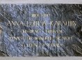Ansicht Gedenktafel Anna Luise Karsch