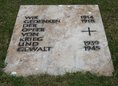 Ansicht Gedenktafel Opfer von Krieg und Gewalt