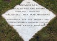 Ansicht Gedenktafel Charles Willard Moore - 2006