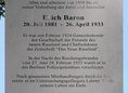 Ansicht Gedenktafel Erich Baron - 2005