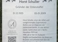 Ansicht Gedenktafel Horst Schuller - 2023