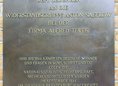 Ansicht Gedenktafel Widerstandskämpferinnen und -kämpfer in der … - 1988