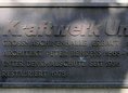 Ansicht Gedenktafel Großmaschinenenhalle der Kraftwerk Union