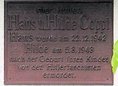 Ansicht Gedenktafel Hans und Hilde Coppi - 1954