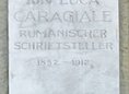 Ansicht Gedenktafel Ion Luca Caragiale