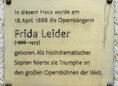 Ansicht Gedenktafel Frida Leider - 2002