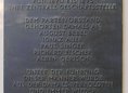 Ansicht Gedenktafel Zentrale Geschäftsstelle der SPD