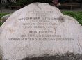 Ansicht Gedenktafel Opfer von Terror und Tyrannei