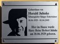 Ansicht Gedenktafel Harald Juhnke - 2006