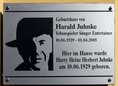 Ansicht Gedenktafel Harald Juhnke - 2006