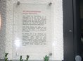Ansicht Gedenktafel Die Mulackstraße
