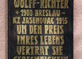 Ansicht Gedenktafel Annemarie Wolff-Richter - 2001