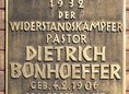 Ansicht Gedenktafel Dietrich Bonhoeffer - 1959