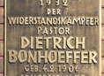 Ansicht Gedenktafel Dietrich Bonhoeffer - 1959