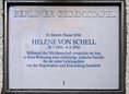 Ansicht Gedenktafel Helene von Schell - 1996
