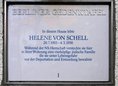Ansicht Gedenktafel Helene von Schell - 1996