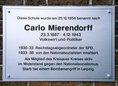 Ansicht Gedenktafel Carlo Mierendorff - 2003