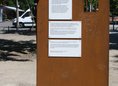 Ansicht Gedenktafel Widerstandsgruppe Rote Kapelle - 2011