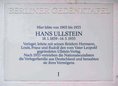 Ansicht Gedenktafel Hans Ullstein - 1991