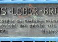 Ansicht Gedenktafel Julius Leber - 1956