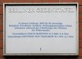 Ansicht Gedenktafel Erich Hoepner und Henning von Tresckow - 1990
