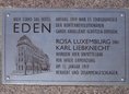 Ansicht Gedenktafel Eden-Hotel - 2010
