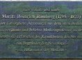 Ansicht Gedenktafel Moritz Heinrich Romberg