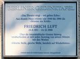 Ansicht Gedenktafel Friedrich Luft - 2011