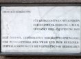 Ansicht Gedenktafel Häuser für Kriegerwitwen