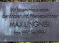 Ansicht Gedenktafel Max Lingner