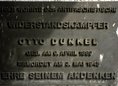 Ansicht Gedenktafel Otto Dunkel - 1978