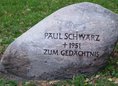 Ansicht Gedenktafel Paul Schwarz