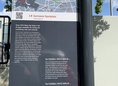 Ansicht Gedenktafel Fußballroute - 1:8 Germania-Sportplatz - 2015