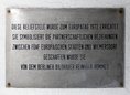 Ansicht Gedenktafel Städtepartnerschaften Wilmersdorf - 1972