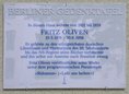 Ansicht Gedenktafel Fritz Oliven - 2009