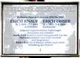 Ansicht Gedenktafel Erich Knauf / Erich Ohser - 1999
