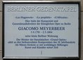 Ansicht Gedenktafel Giacomo Meyerbeer - 2013