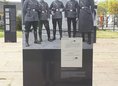 Ansicht Gedenktafel NS-Zwangslager Marzahn - Polizei - 2011