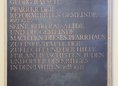 Ansicht Gedenktafel Alide und Georg Ratsch - 1988