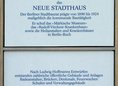 Ansicht Gedenktafel Ludwig Hoffmann - 2002