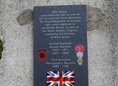 Ansicht Gedenktafel Royal Regiment of Fusiliers
