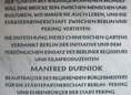 Ansicht Gedenktafel Garten des wiedergewonnenen Mondes …